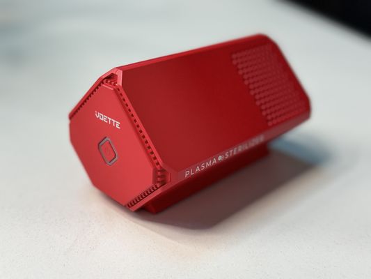 शांत 27 डीबी पोर्टेबल कार वायु शोधक काला सफेद दोहरे रंग 0.29 किलो