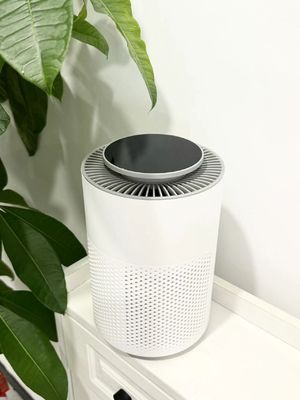 स्टाइलिश व्हाइट एचसी10 इलेक्ट्रिक धुआं शोधक 6 वाट पावर के साथ - 160x160x246 मिमी