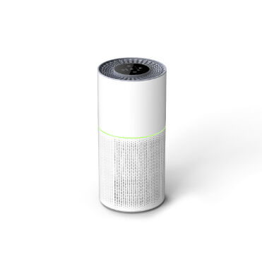 19W रेटेड पावर एयर प्यूरीफायर जिसमें H13 HEPA फ़िल्टर और 180M³/H पार्टिकल CADR है, व्यावसायिक और औद्योगिक उपयोग के लिए
